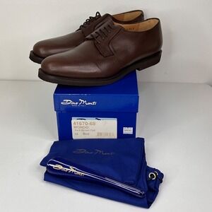 Brown Dino Monti Mens Italian Leather Dress Shoes Size 14 Medium